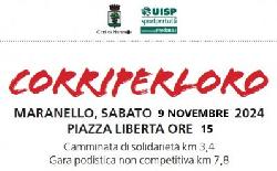 Corriperloro: la podistica benefica a Maranello torna sabato 9 novembre!